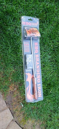 Bbq branding iron - bbq,