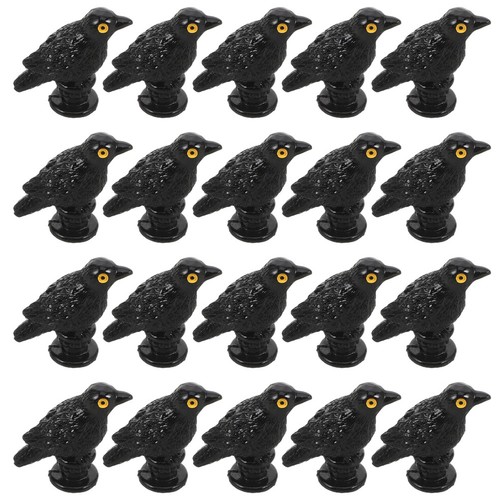 30pcs black miniature crow - 30pcs,