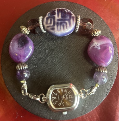 Swap beehive watch with purple - with,