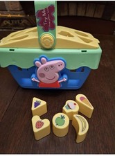 Peppa Pig Shape Sorter Toy Picnic Set
