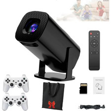 Wireless Gaming Projector 5G HCS350MAX Android 12+2 Gaming Controller WIFI 64GB