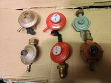 6 GAS GAZ REGULATORS  CAMPING CALOR BUTANE CAMPERVAN VOLKSWAGEN CARAVAN JOB LOT