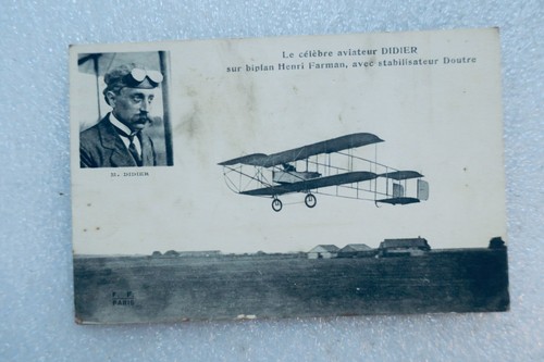 Aviator didier henri farman - on,