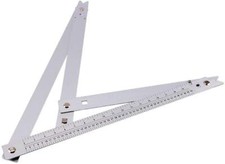 Floor Measuring Aluminium Folding Angle Professional Builders Square Ruler 24"