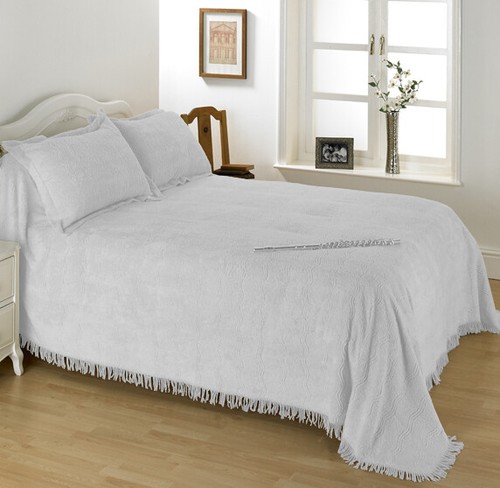 Diana cowpe white bedspread - cowpe,
