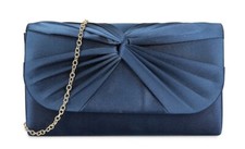 Women's Satin Pleated Clutch