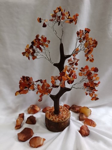 Natural carnelian tree life - carnelian, of