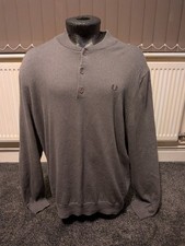Mens Fred Perry Merino Wool