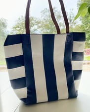 M & S Collection Navy & White