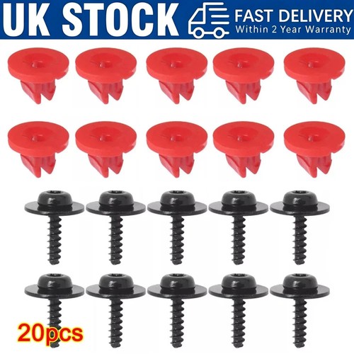 20pcs engine undertray - engine, screws