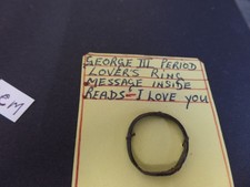 Georgeian brass love ring