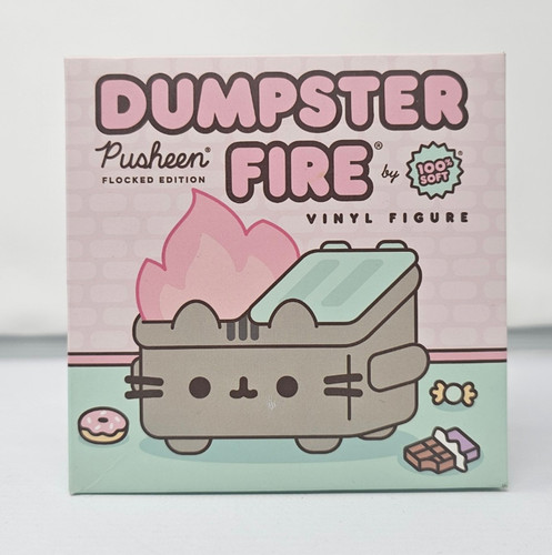 Dumpster fire pusheen - -,