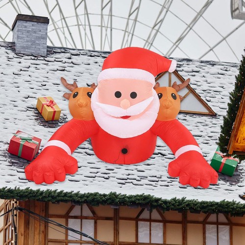 Christmas inflatable santa - christmas,