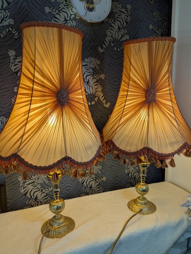 Vintage chiffon pleated table - chiffon,