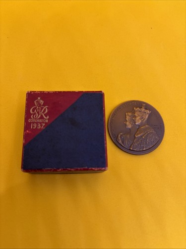 Coronation medal box - medal, of