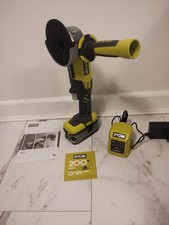 Ryobi One Plus Cordless Angle Grinder W/Blade  - R18AG  With Battery and charger