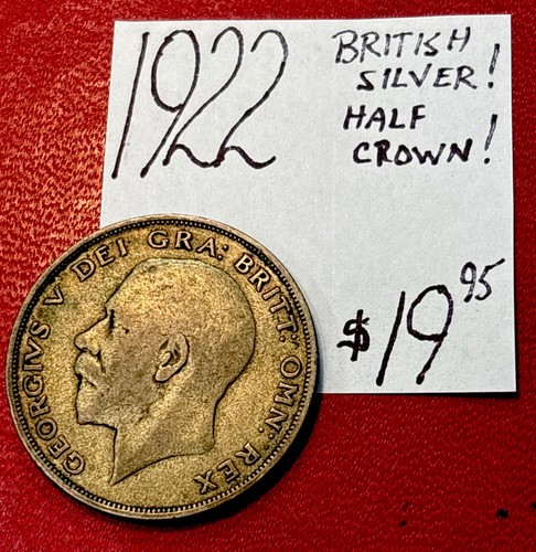 1922 british silver - british, half