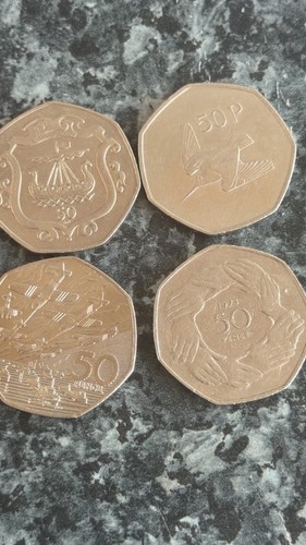 Pence coins x4 - 50,