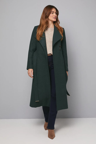 Wallis green coat - green,