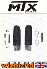 Honda CBR 1100 XX Blackbird 1996-1998 [MTX Front Black Rubber Footrests]