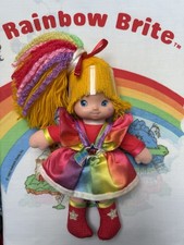 1983 Vintage Rainbow Brite Dress Up Soft Doll With Boots & Hairpiece