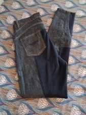 Ruggies Ladies Denim Breeches Size 28 (10) Full Seat
