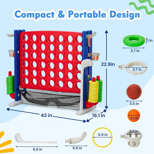 Giant connect four a row - connect, 4