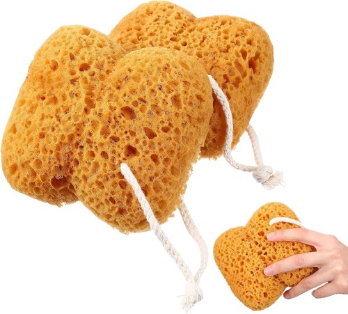 2pcs bath sponge natural - 2pcs,