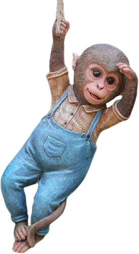 Realistic hanging monkey - realistic,