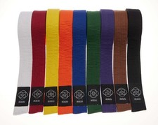 MyIkigai Lightweight Karate Belt Plain Color Judo Rank Martial Arts Colour Belt