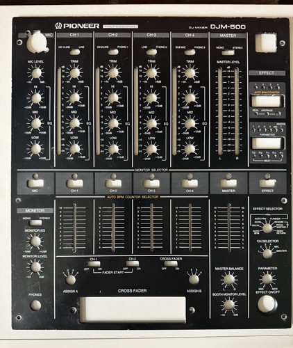 Pioneer djm 500 faceplate - pioneer,