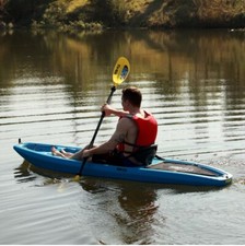 H20-FLO 9ft (266cm) Sit-On 1 Person Kayak with Paddle
