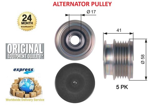 Alternator clutch pulley for - alternator,