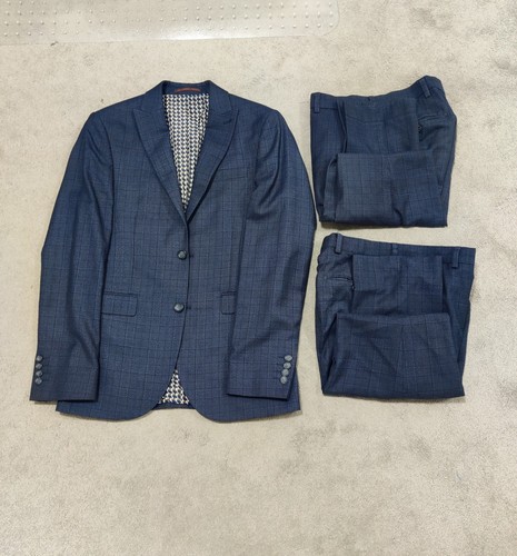Next navy suit set with - set,