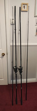 Okuma G-Force 12ft Carp Rods Matching Pair with Matching Okuma baitrunner reels