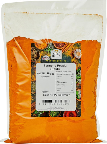 Old india turmeric powder - old,