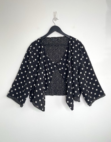 Ischiko oska black polka - oska,
