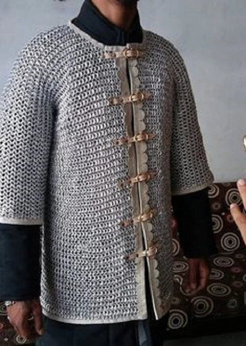 Medieval aluminum chainmail - aluminum,