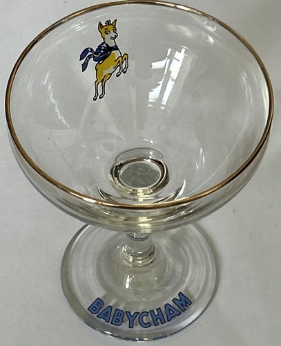 Vintage babycham glass - babycham,