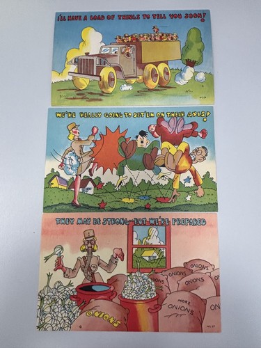 Wwii vintage comic - 3x,