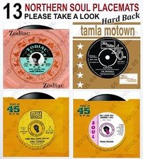 Northern Soul Placemat, Soul Record Placemat, Motown Placemat, Scooter Placemat