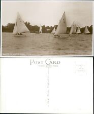 Racing on Oulton Broad Real Photo RP 