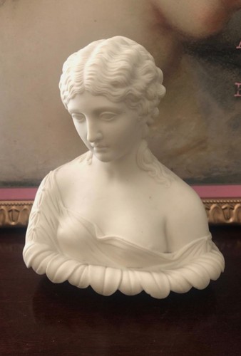 Vintage clytie bust parian - clytie,