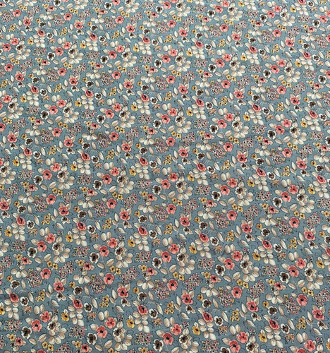 Light gray floral viscose - light,