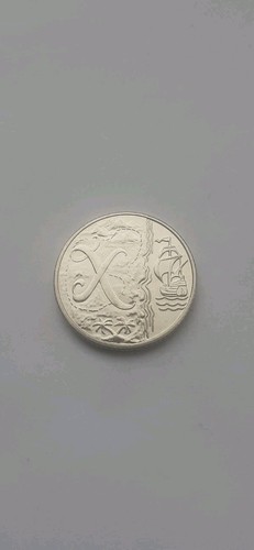 Alphabet 10p marks the - (x,