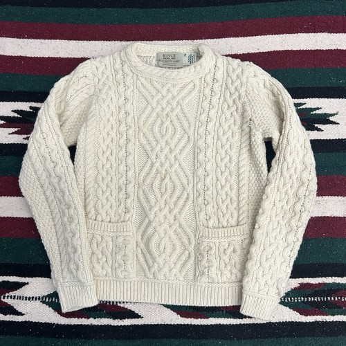 Vintage aran sweater - sweater, market