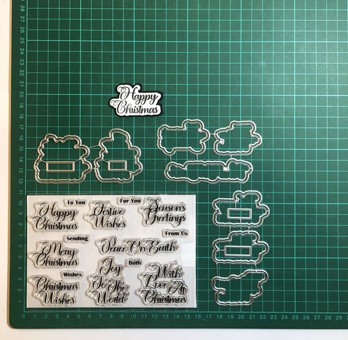 34pcs christmas sentiments - christmas,
