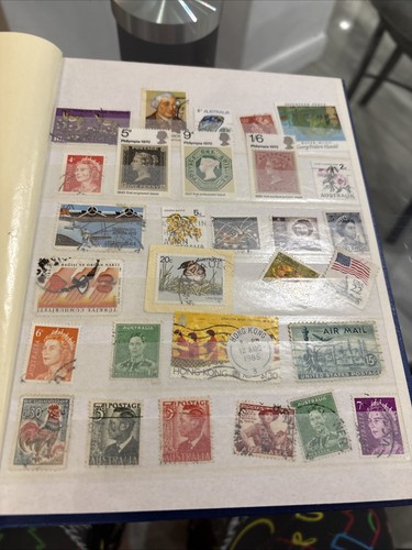 Stamp collection - stamp,
