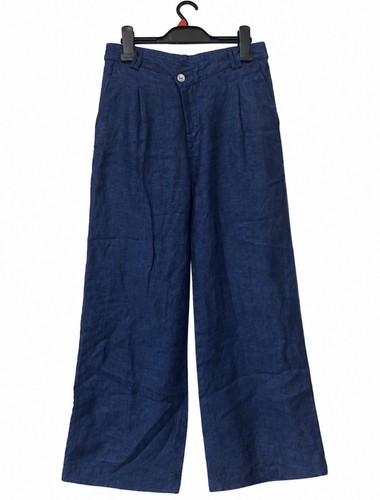 Zara 100 linen navy - zara,