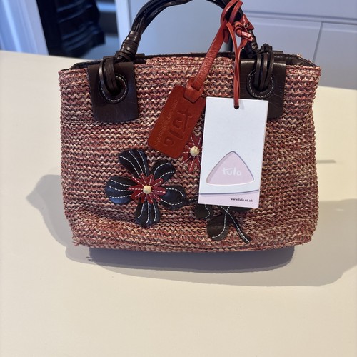 Tula floral brown and peach - floral,